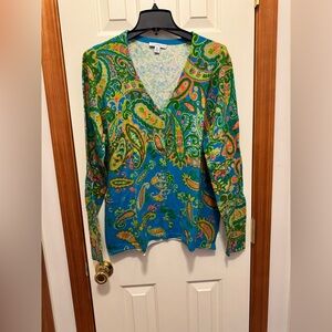 Isaac Mizrahi cardigan sweater 1x BRAND NEW!